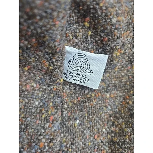 Vintage London Fog Tempo Europa Beige Double Breasted Trench Coat 10 Reg. Wool - Picture 8 of 16